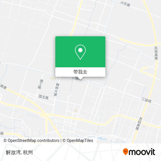 解放湾地图