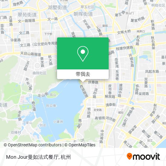 Mon Jour曼如法式餐厅地图