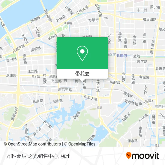 万科金辰·之光销售中心地图