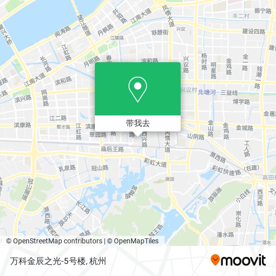 万科金辰之光-5号楼地图