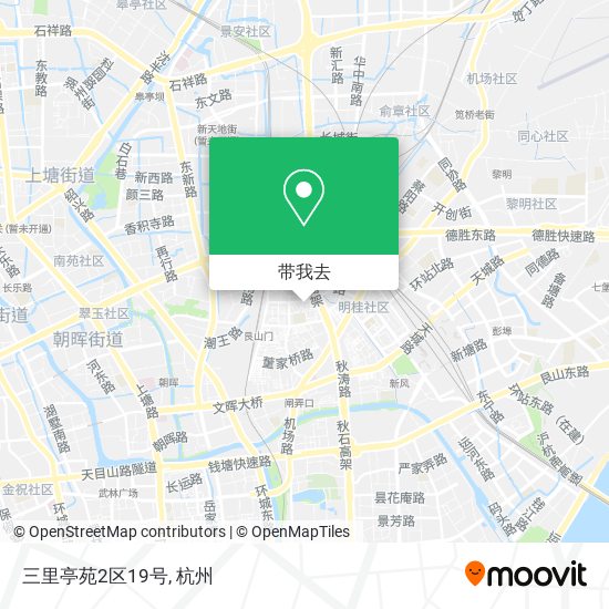 三里亭苑2区19号地图