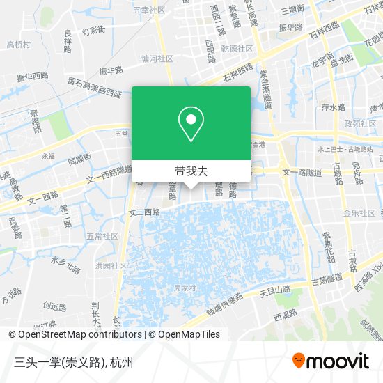 三头一掌(崇义路)地图