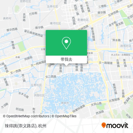 辣得跳(崇义路店)地图