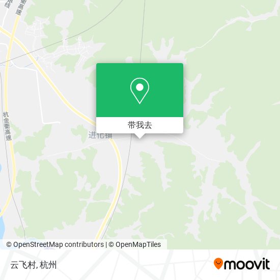 云飞村地图