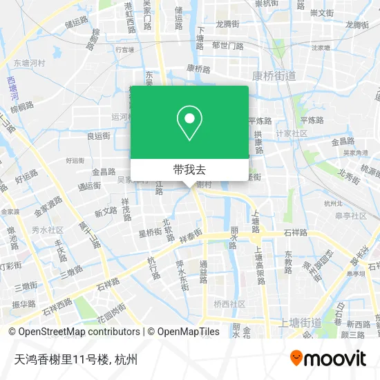 天鸿香榭里11号楼地图