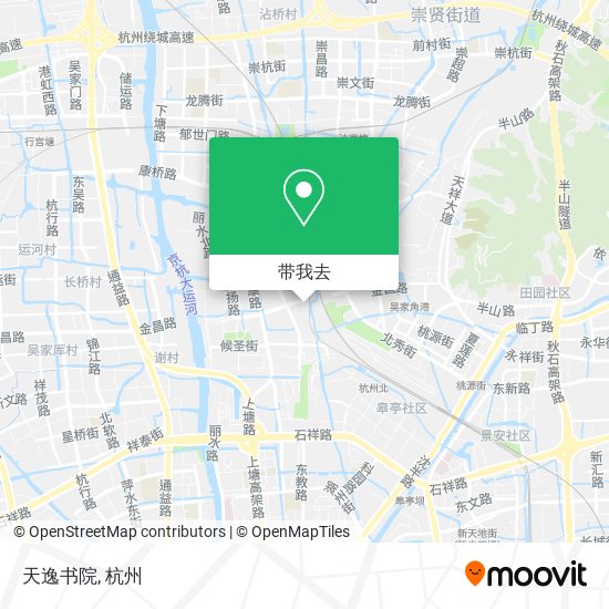 天逸书院地图