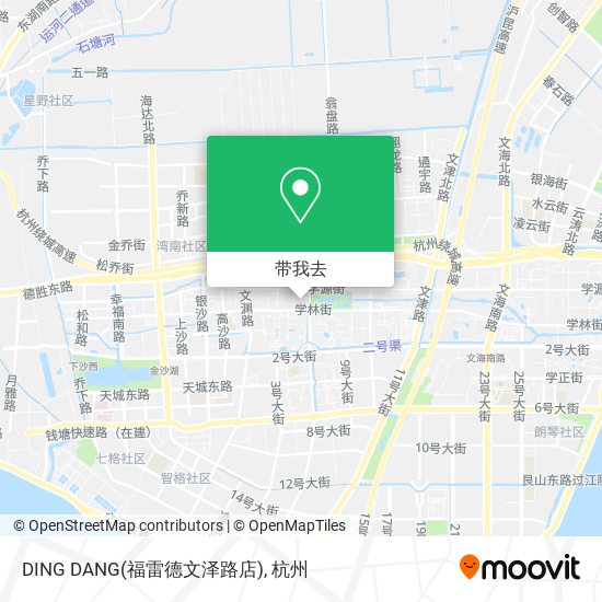 DING DANG(福雷德文泽路店)地图