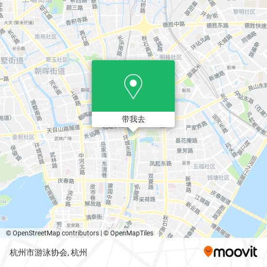 杭州市游泳协会地图