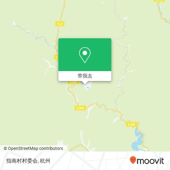 指南村村委会地图