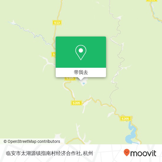 临安市太湖源镇指南村经济合作社地图