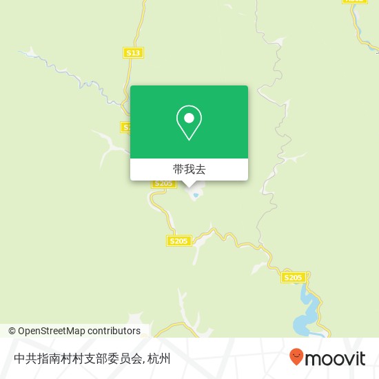 中共指南村村支部委员会地图