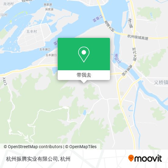 杭州振腾实业有限公司地图