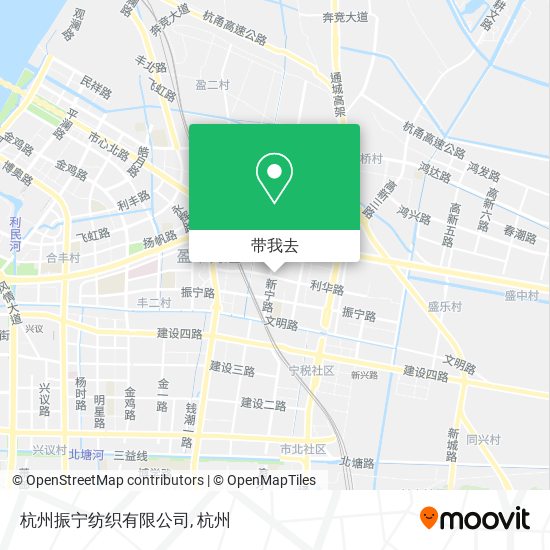 杭州振宁纺织有限公司地图