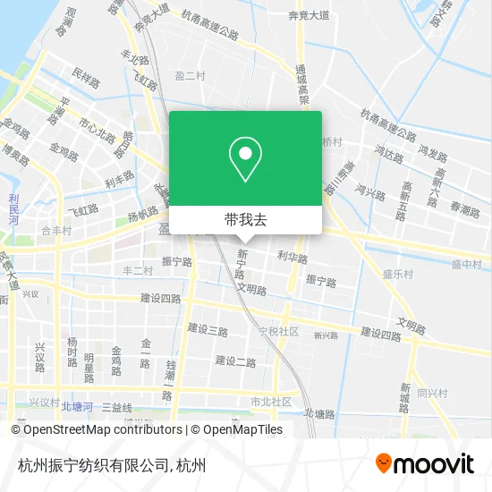 杭州振宁纺织有限公司地图