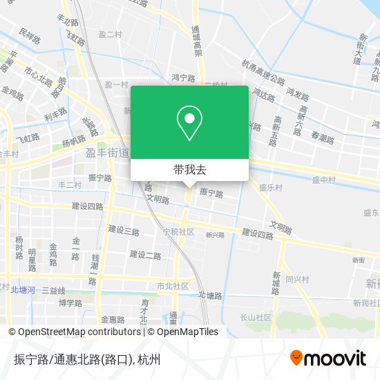 振宁路/通惠北路(路口)地图