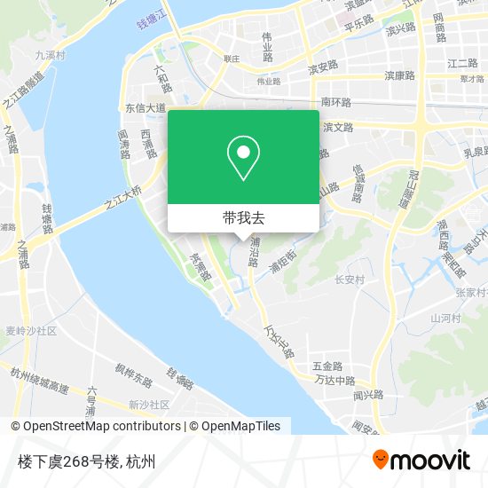 楼下虞268号楼地图
