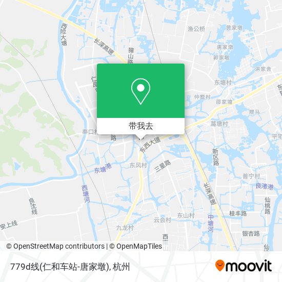779d线(仁和车站-唐家墩)地图