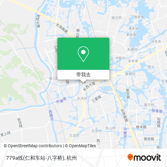 779a线(仁和车站-八字桥)地图
