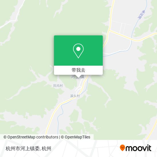 杭州市河上镇委地图
