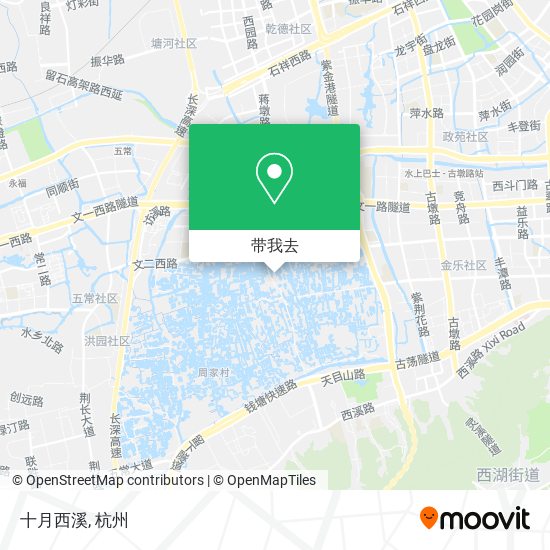 十月西溪地图