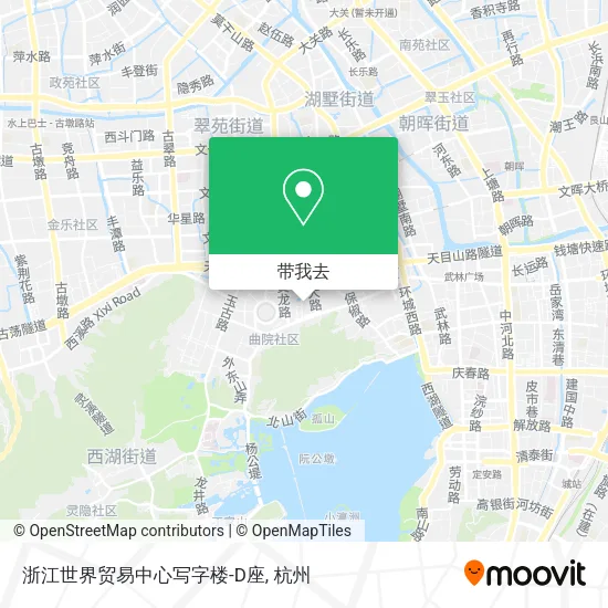 浙江世界贸易中心写字楼-D座地图