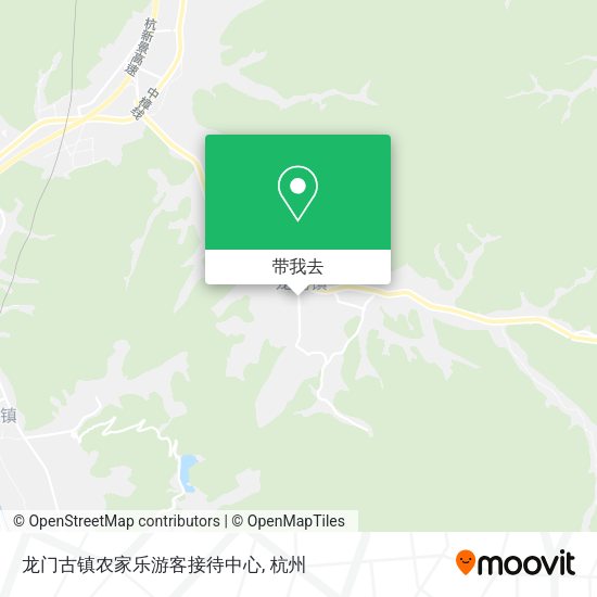 龙门古镇农家乐游客接待中心地图