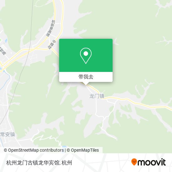 杭州龙门古镇龙华宾馆地图