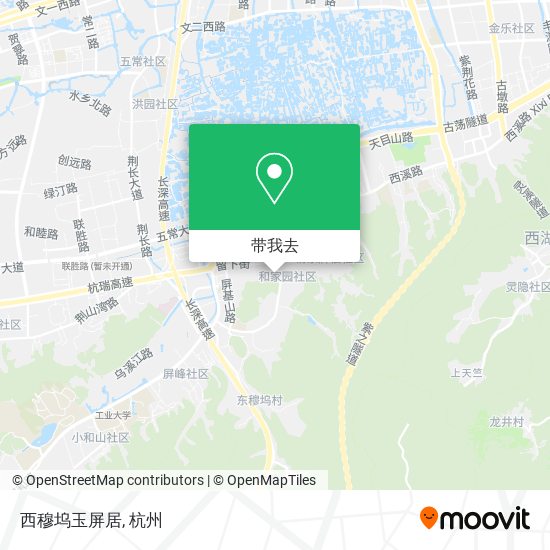西穆坞玉屏居地图
