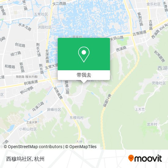 西穆坞社区地图