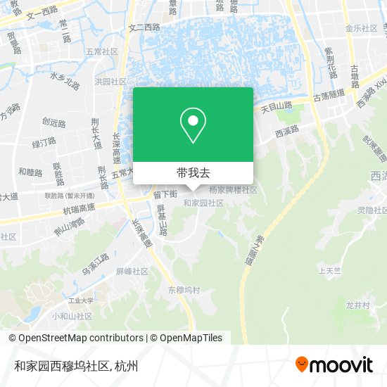 和家园西穆坞社区地图