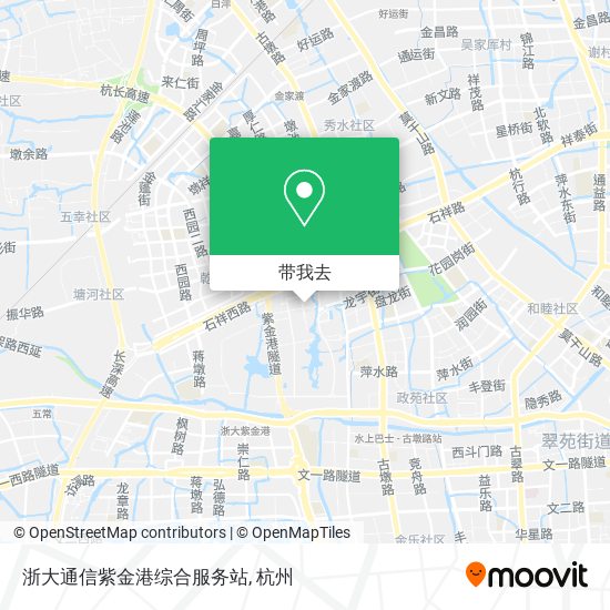 浙大通信紫金港综合服务站地图