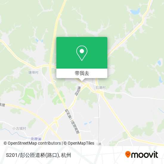 S201/彭公匝道桥(路口)地图