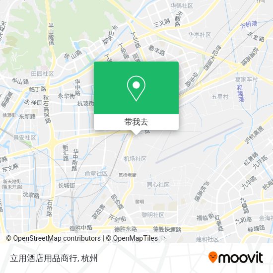 立用酒店用品商行地图