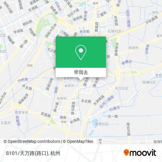 S101/天万路(路口)地图