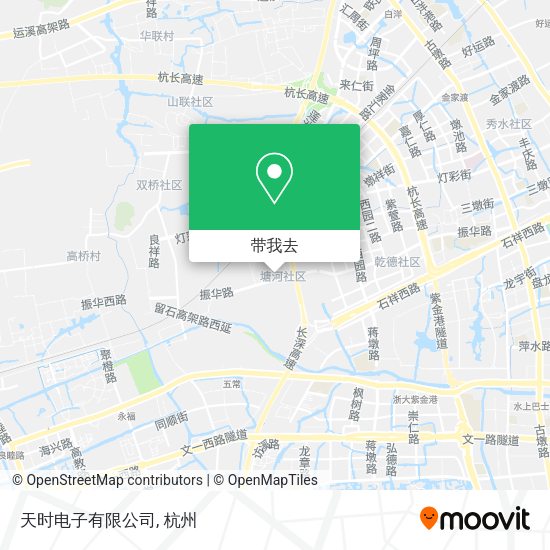 天时电子有限公司地图