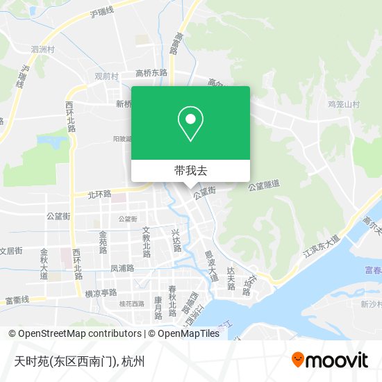 天时苑(东区西南门)地图