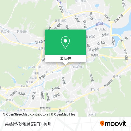 吴越街/沙地路(路口)地图