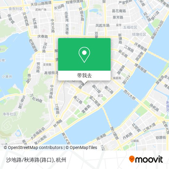 沙地路/秋涛路(路口)地图