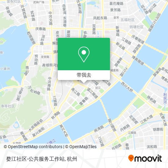 婺江社区-公共服务工作站地图