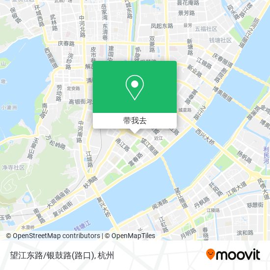 望江东路/银鼓路(路口)地图