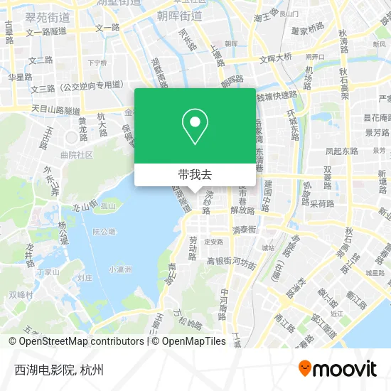 西湖电影院地图