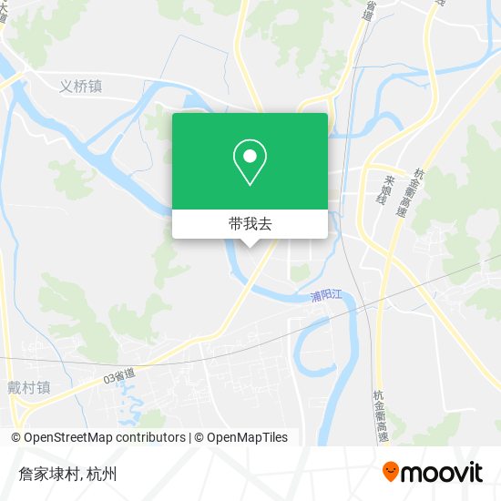 詹家埭村地图