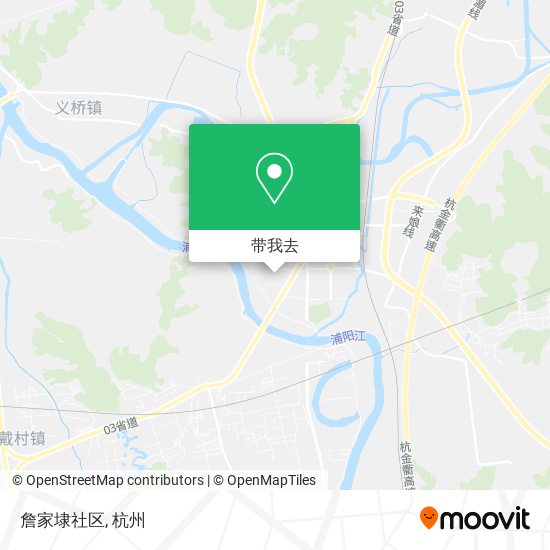 詹家埭社区地图