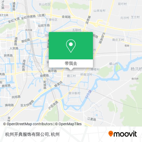 杭州开典服饰有限公司地图