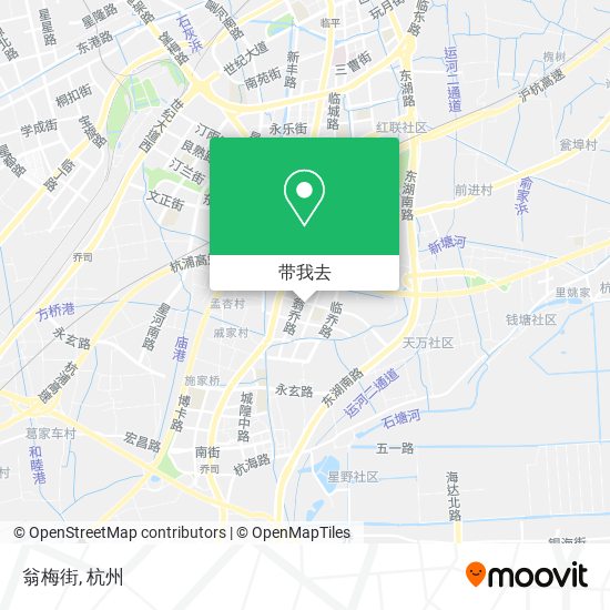 翁梅街地图
