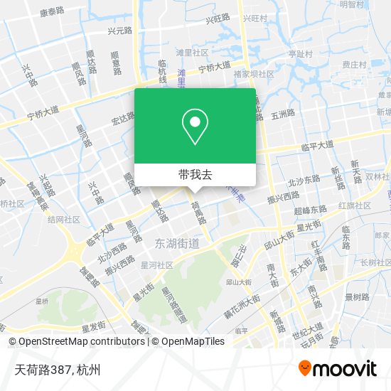 天荷路387地图