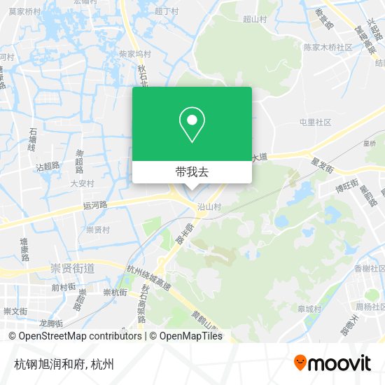 杭钢旭润和府地图