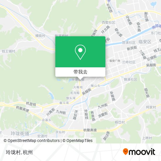 玲珑村地图