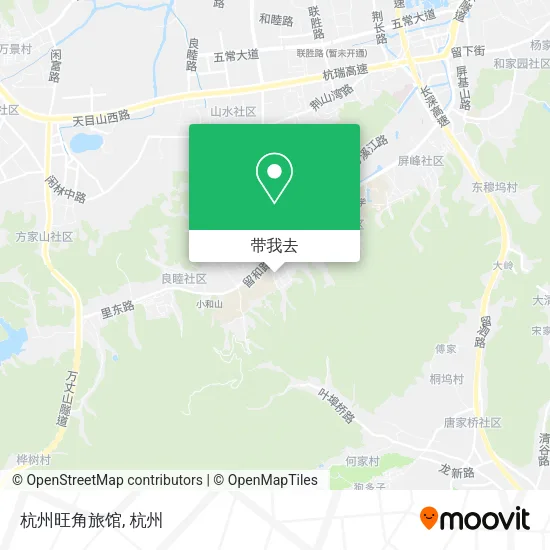 杭州旺角旅馆地图