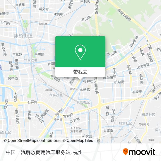 中国一汽解放商用汽车服务站地图